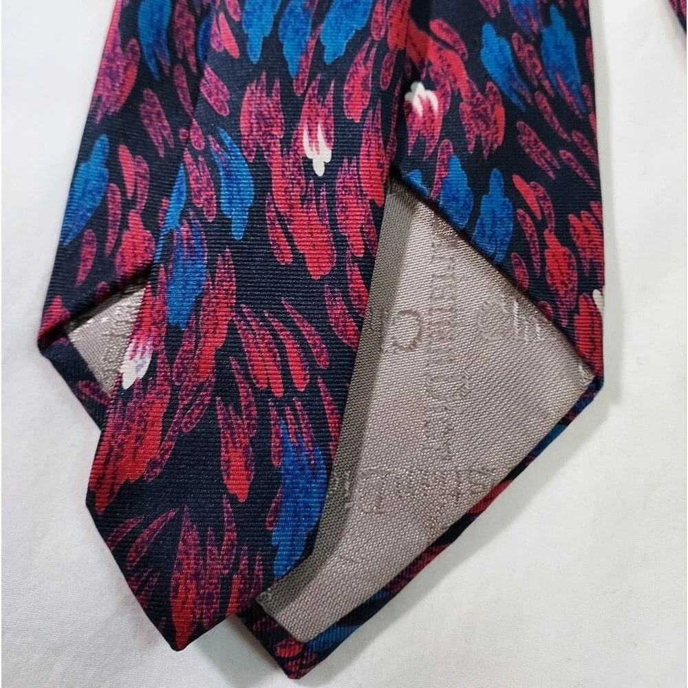 Christian Dior Silk Abstract Paisley Tie Bundle